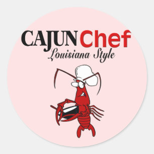 Cajun Chef Classic Round Sticker