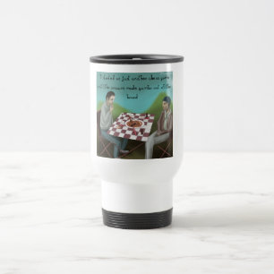 Cajun Chess Funny Cartoon Travel Mug