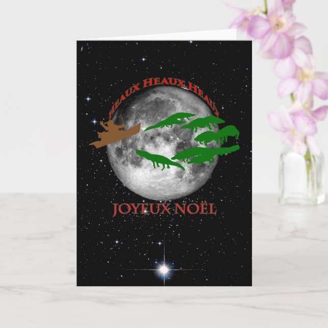 Cajun Christmas Card (Orchid)