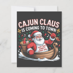 Cajun Clause Is Coming to Town Christmas Krampus