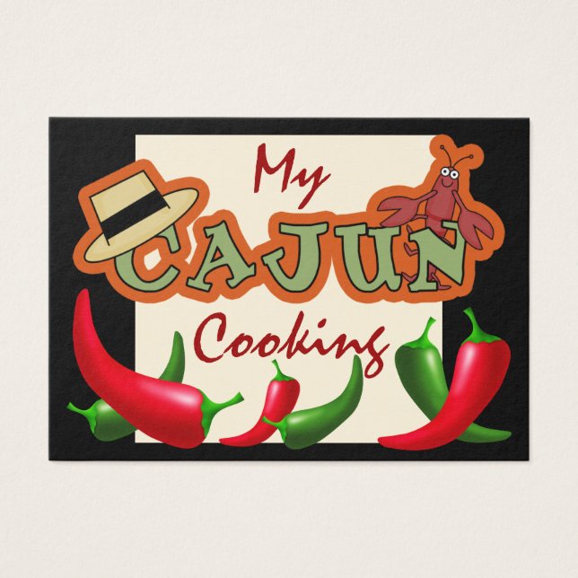 Cajun Cooking Cards by SRF (Front)