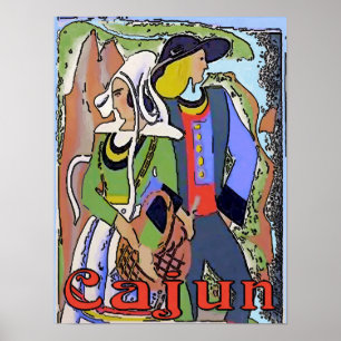 Cajun Couple Poster