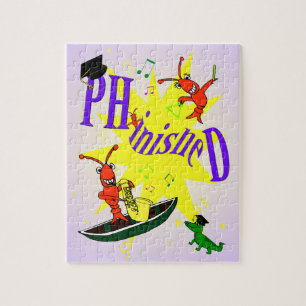 Cajun Crawfish PhD "PHinisheD" Finished Jigsaw Puzzle
