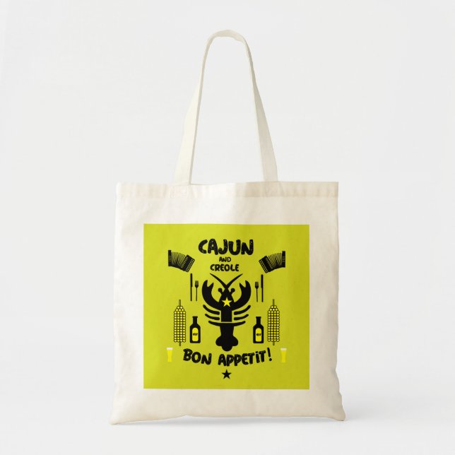 Cajun & Creole Cooks Tote Bag (Front)
