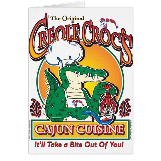Cajun Crocs Ceole Cuisine (Front)