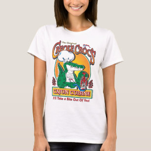 Cajun Crocs Ceole Cuisine T-Shirt