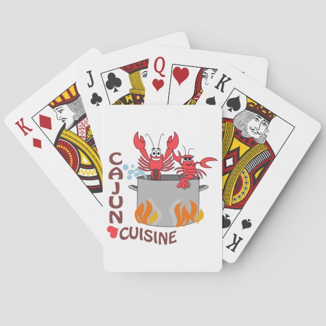 Cajun Cuisine Playing Cards (Back)