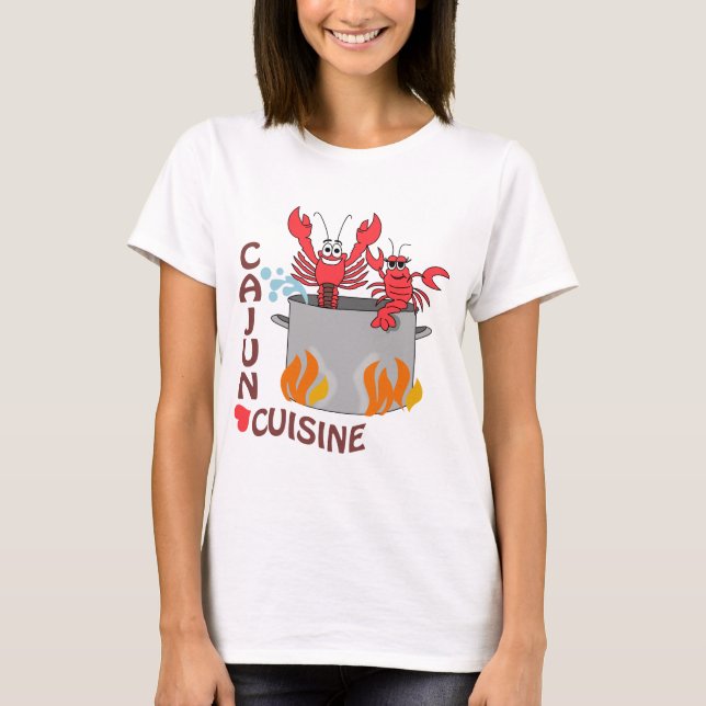 Cajun Cuisine T-Shirt (Front)