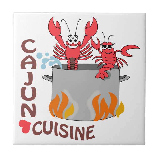 Cajun Cuisine Tile (Front)
