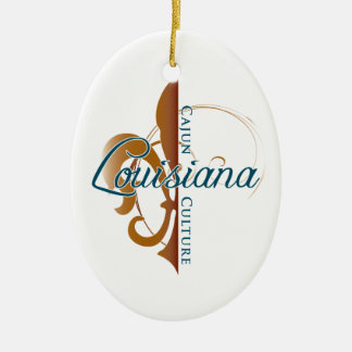 Cajun culture ceramic tree decoration