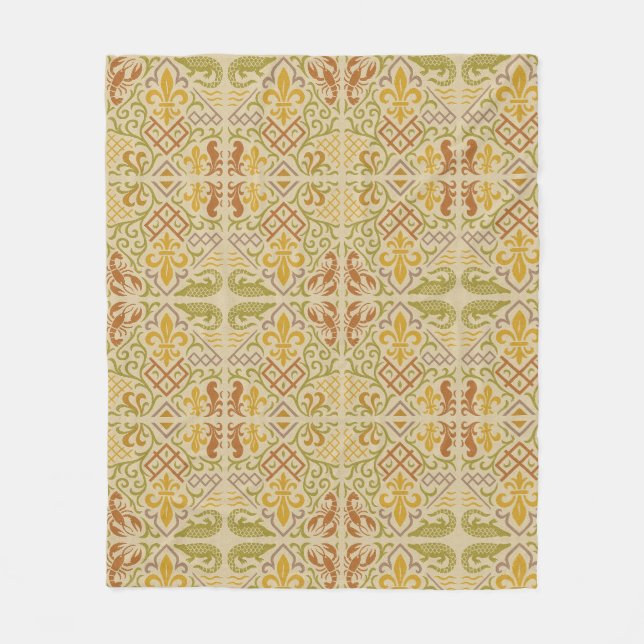 Cajun Culture Fleece Blanket (Front)