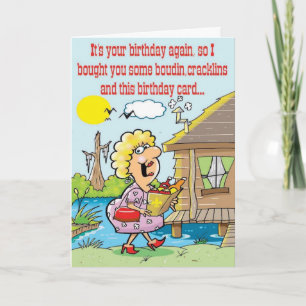 Cajun Good Time Greetings Card