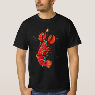 Cajun Louisiana Christmas Merry Crabmas X-Mas Ligh T-Shirt