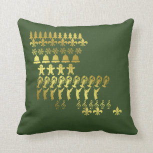 Cajun Louisiana Custom Christmas Pillow
