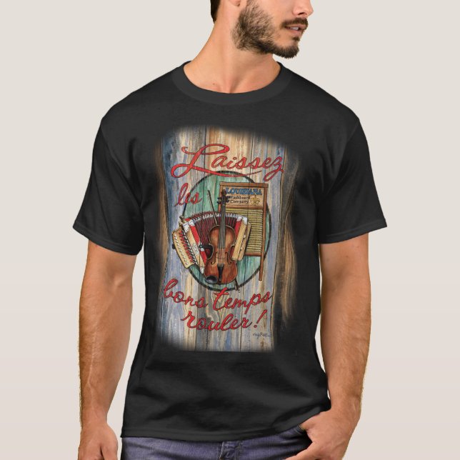 Cajun-Music-Instruments T-Shirt (Front)