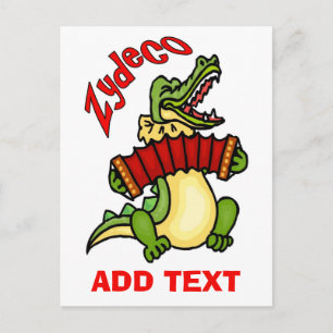 Cajun Music Postcard