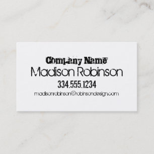 Cajun; Scarlet Red Stripes Business Card