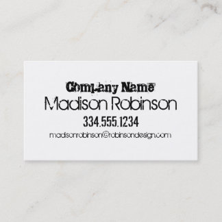 Cajun; Scarlet Red Stripes Business Card