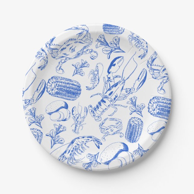 Cajun Seafood Boil – Southern Coastal Food Plates (Front)