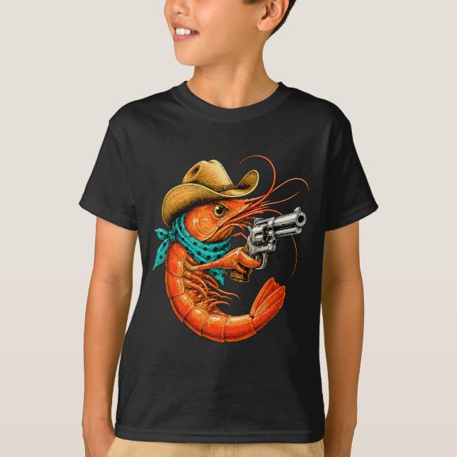 Cajun seafood funny shrimp  T-Shirt (Front)