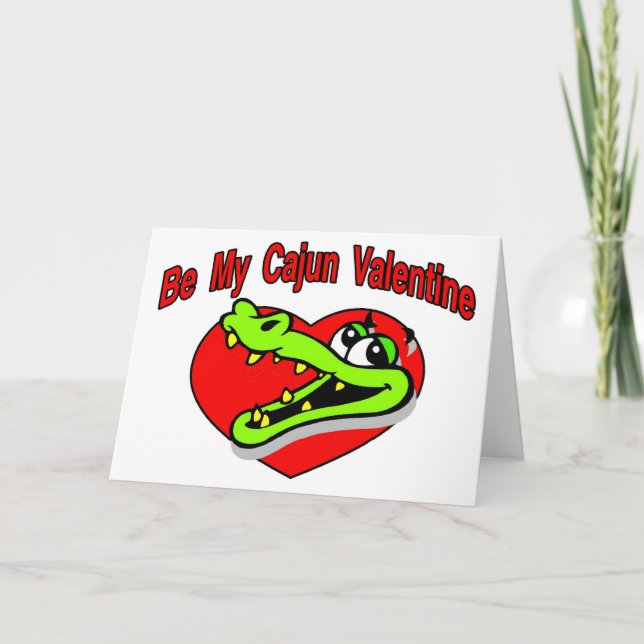 Cajun Valentine Holiday Card (Front)