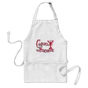 Cajun Wineaux crawfish red Standard Apron