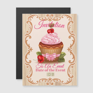 Cake Any Event Magnetic Invitation