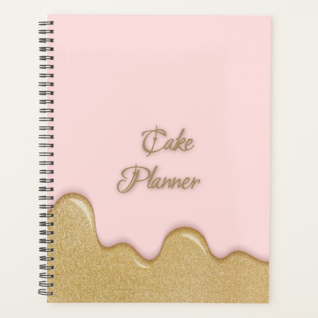 Cake Artists Planner, Wedding/ Event Cake Designer Planner (Front)