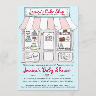 Cake Baby Shower Invitation