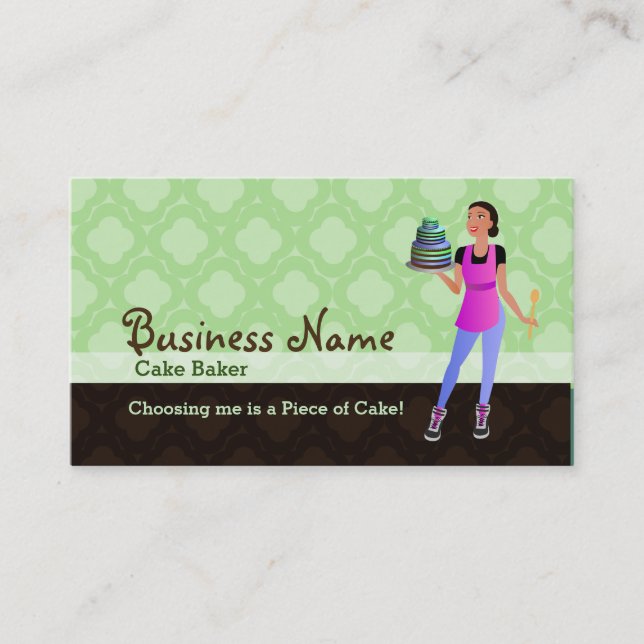 Cake Baker business cards (Front)