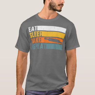 Cake Bakers Baking Chefs Baking Lovers Eat Sleep B T-Shirt