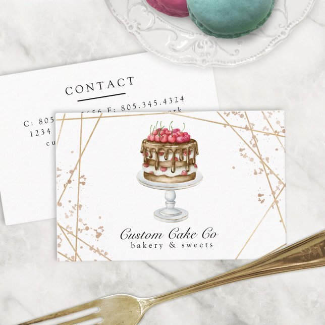 Cake / Bakery Business Card (Creator Uploaded)