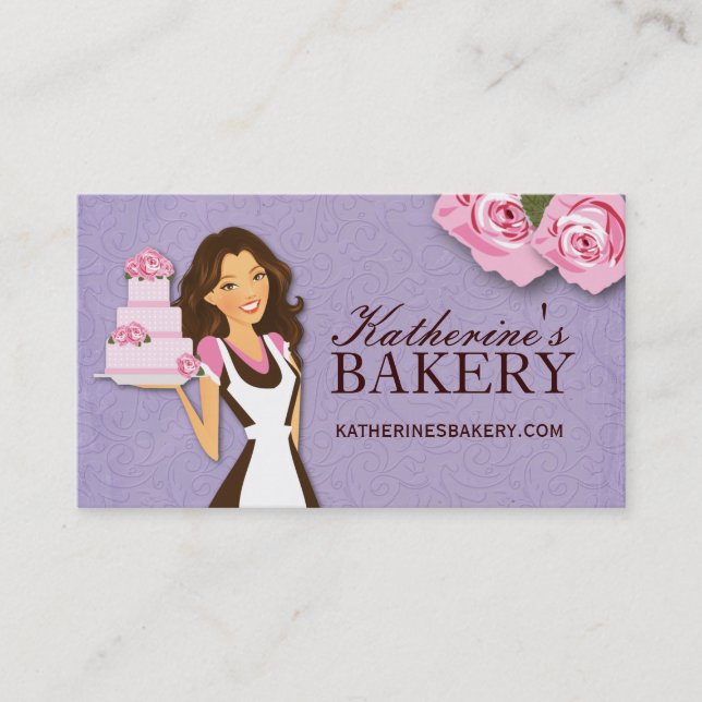 Cake Bakery Business Cards (Front)