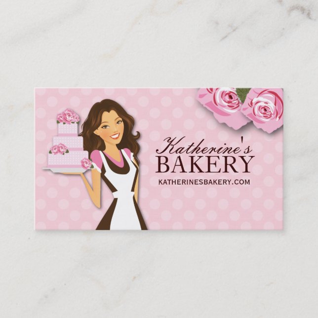 Cake Bakery Business Cards (Front)