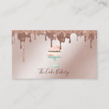 Cake Bakery Glitter Dripping Baker