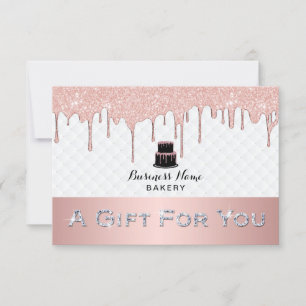 Cake Bakery Rose Gold Drip Icing Pastry Chef