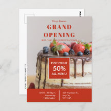 Cake Bakery Small Business Grand Opening 