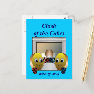 Cake Baking Contest Postcard