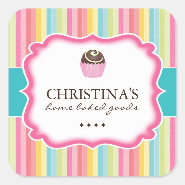 Cake Balls - Packaging Stickers (Front)