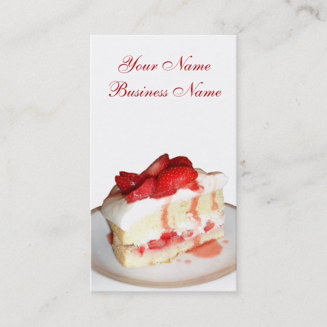 Cake Business Card (Front)