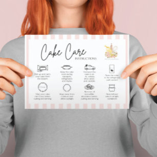 Cake Care Bakery Thank You Card