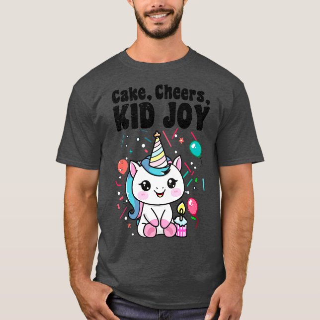 Cake cheers kid joy T-Shirt (Front)