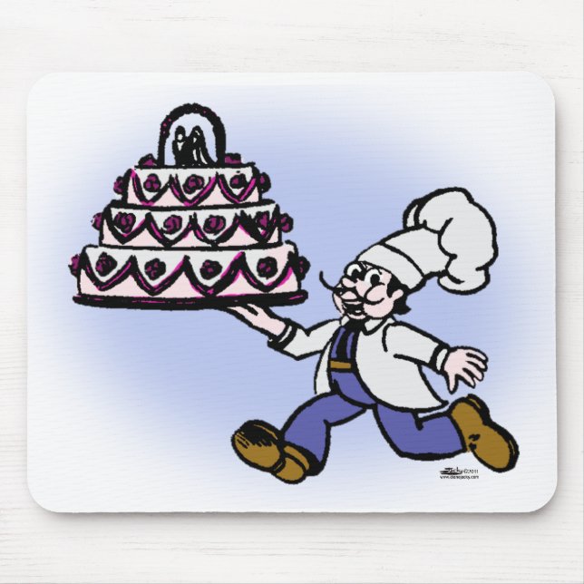 Cake Chef Mouse Mat (Front)