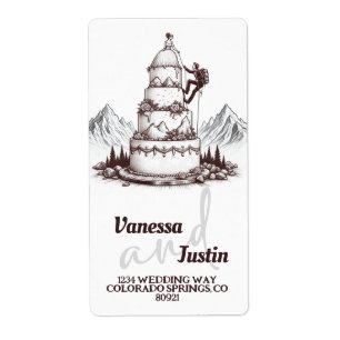 Cake Climbers Wedding