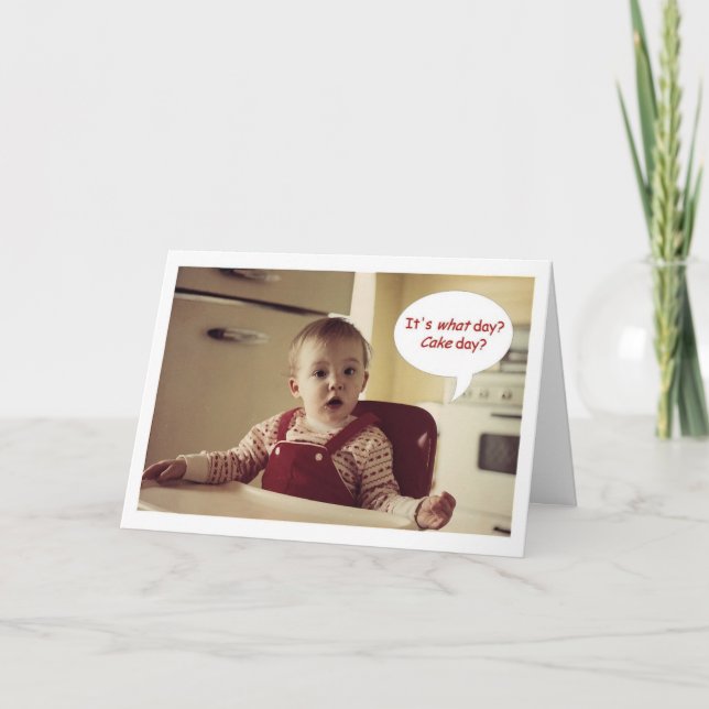Cake Day? Card (Front)