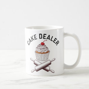 "Cake Dealer Cupcake Design   Custom Baking Design Coffee Mug