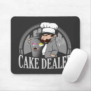 Cake Dealer Funny Bakery Owner Gag Mouse Mat