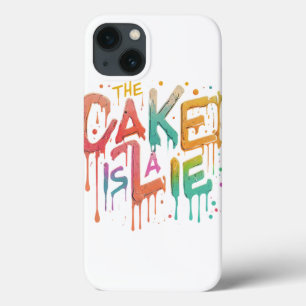 Cake Deception Tee" iPhone 13 Case