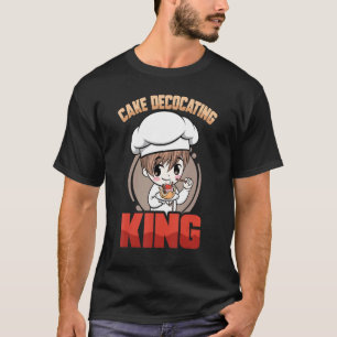 Cake Decorating King Baking Pastry Cake Baker Cake T-Shirt