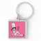 Cake Decorator Baker Custom Keychain
